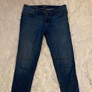 EUC Loft relaxed skinny jeans size 27